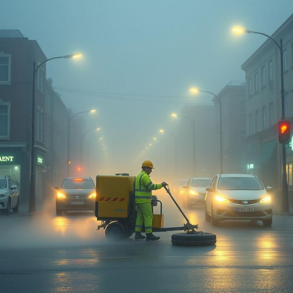 Dream : Street cleaner in a dream