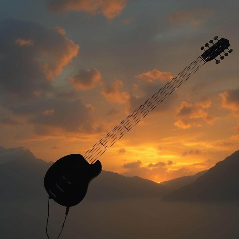 Dream : String of a saz breaking in a dream