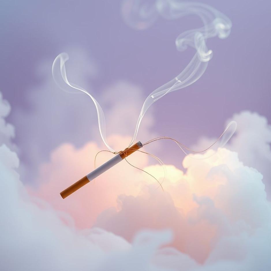 Dream : Stringing cigarettes in a dream