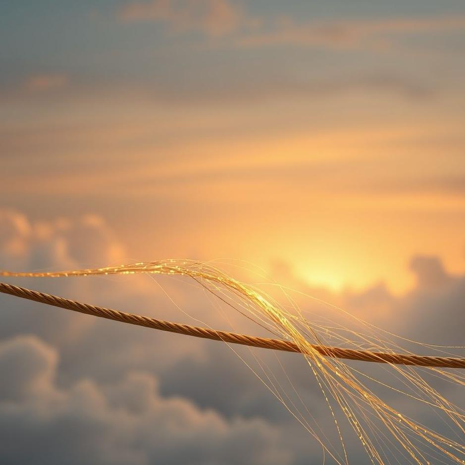 Dream : Stringing gold on a rope in a dream