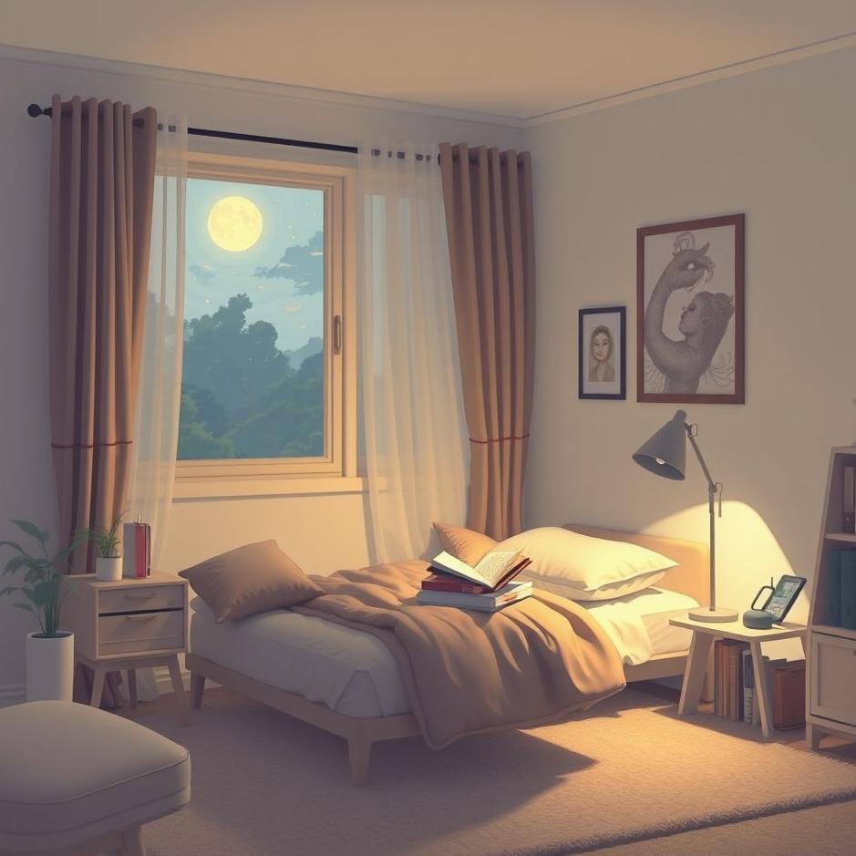 Dream : Studying at home in a dream