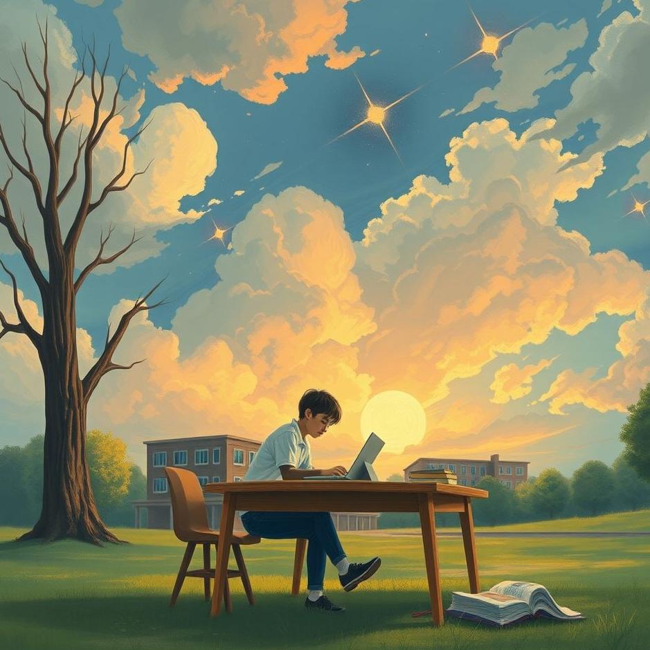 Dream : Studying at school in a dream