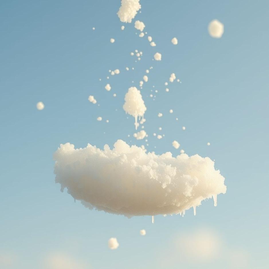Dream : Sugar falling from the sky in a dream