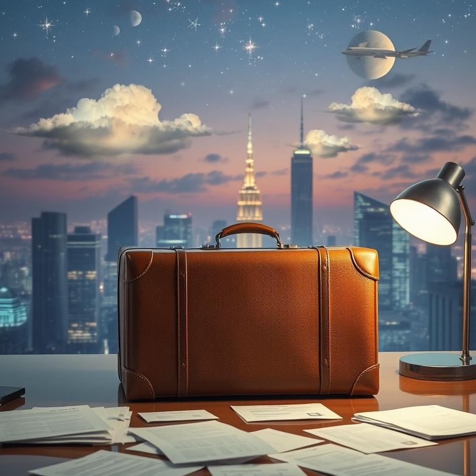 Dream : Suitcase at work in a dream