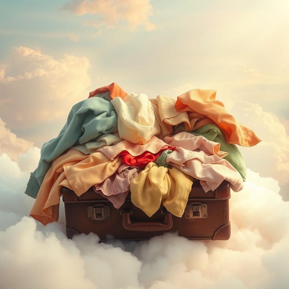 Dream : Suitcase full of clothes in a dream