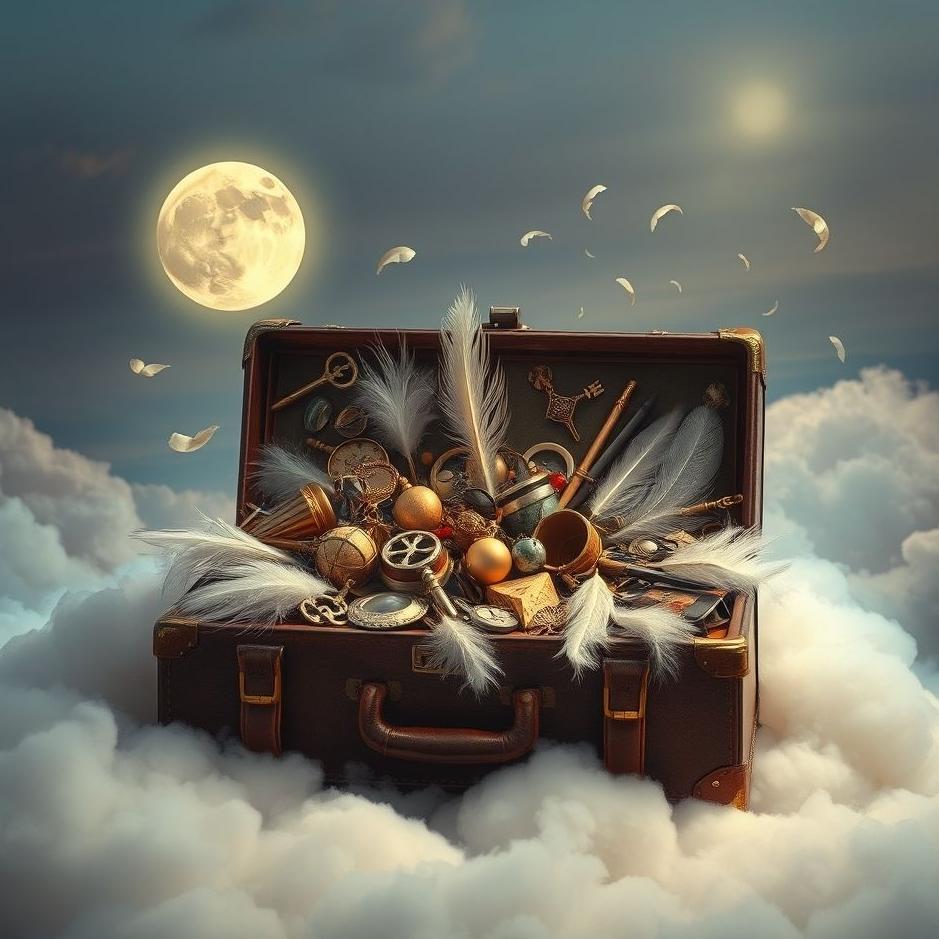Dream : Suitcase full of things in a dream