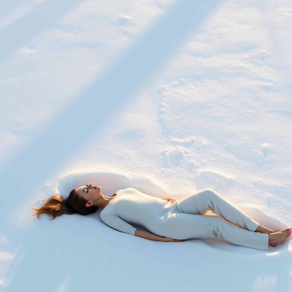Dream : Sunbathing in the snow in a dream
