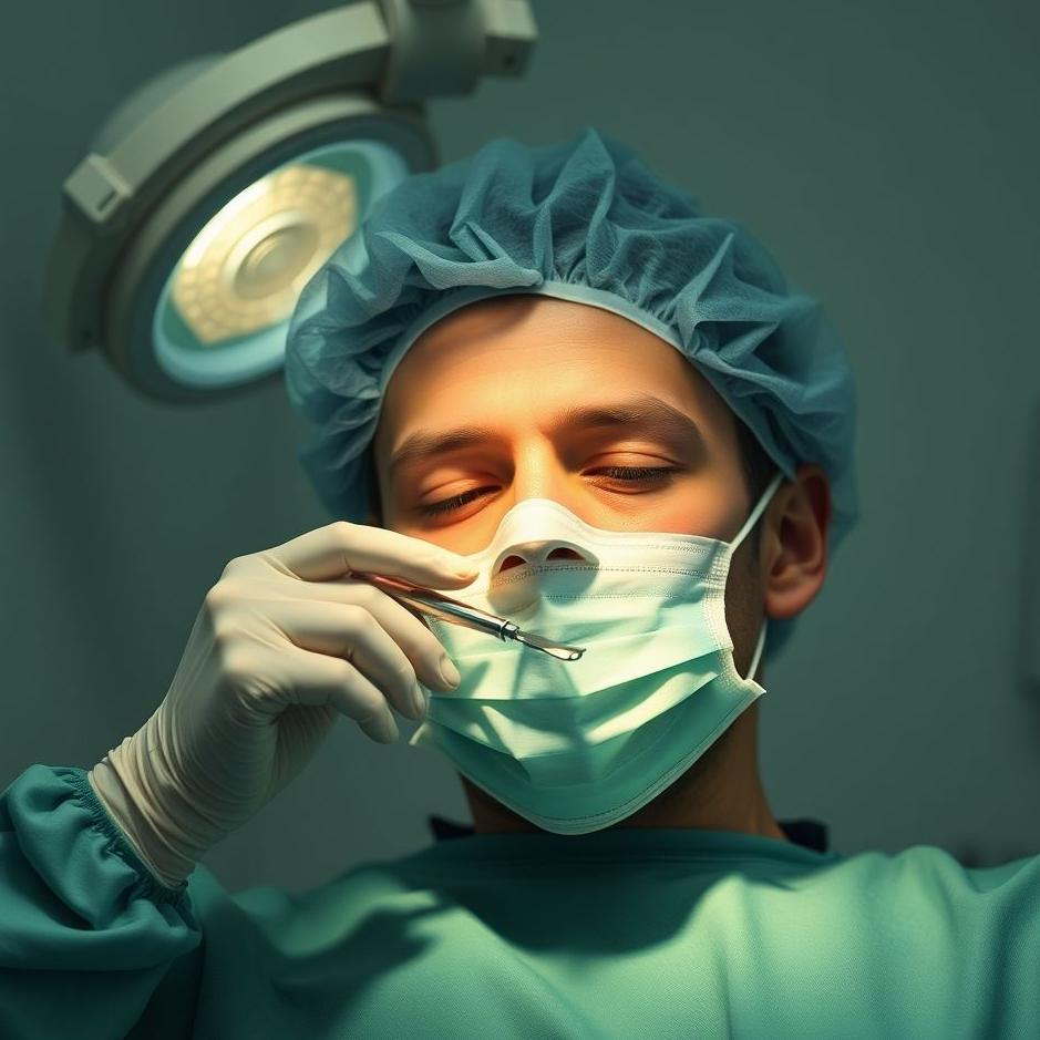 Dream : Surgery on yourself in a dream