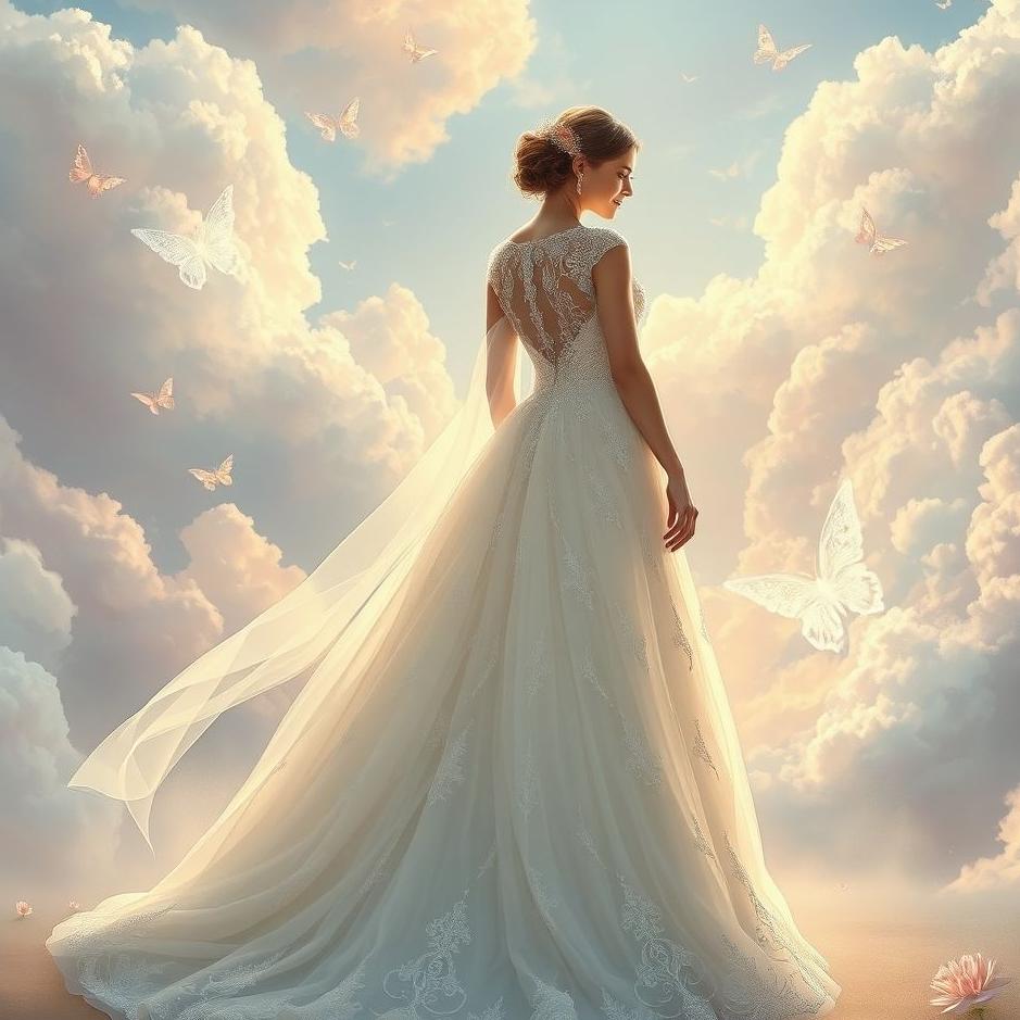 Dream : Surpassing oneself in a wedding dress in a dream