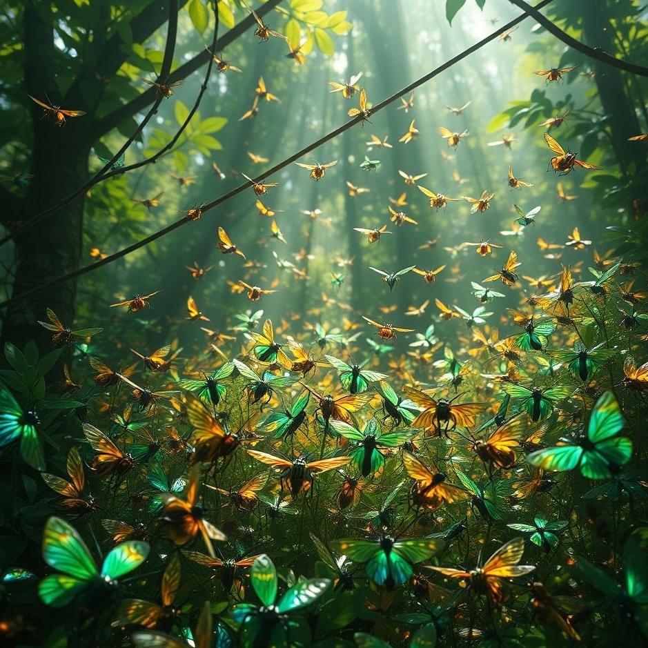 Dream : Surrounded by insects in your dream
