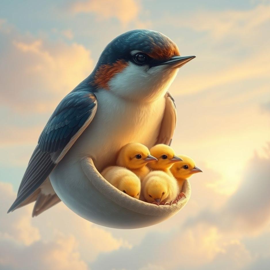 Dream : Swallow chicks in a dream