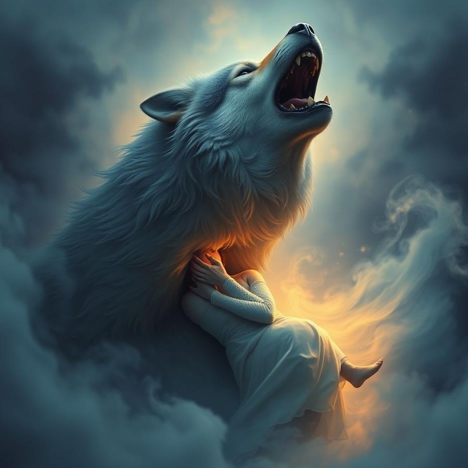 Dream : Swallowing a wolf in a dream