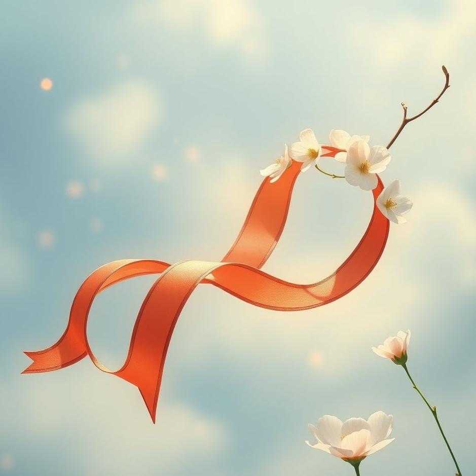 Dream : Swallowing an April ribbon in a dream