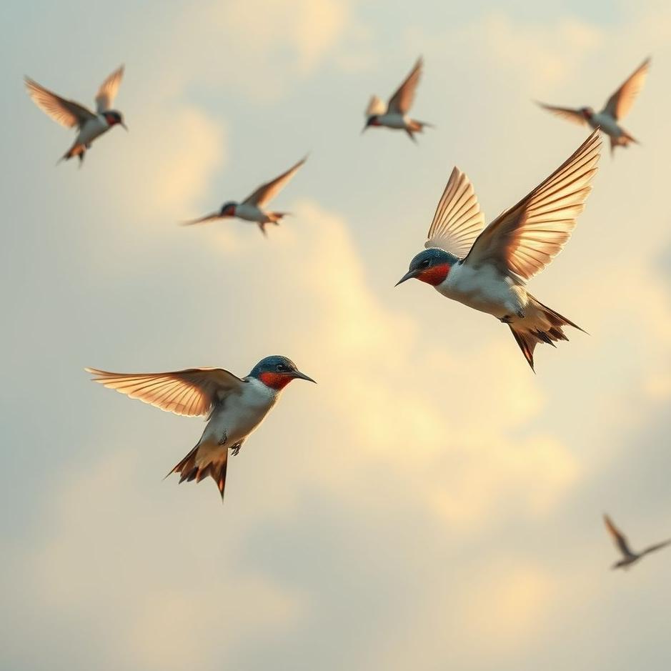 Dream : Swallows in a dream