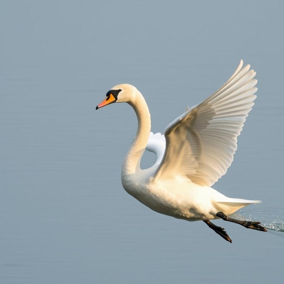 Dream : Swan flying in a dream