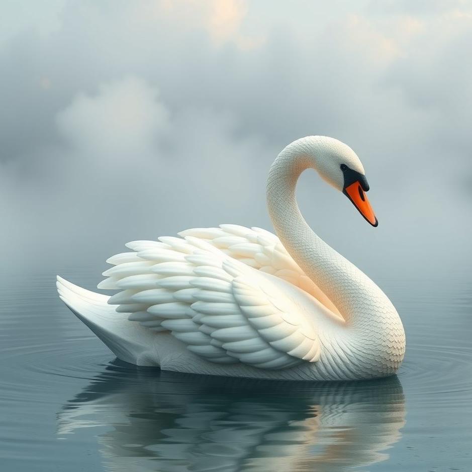 Dream : Swan statue in a dream