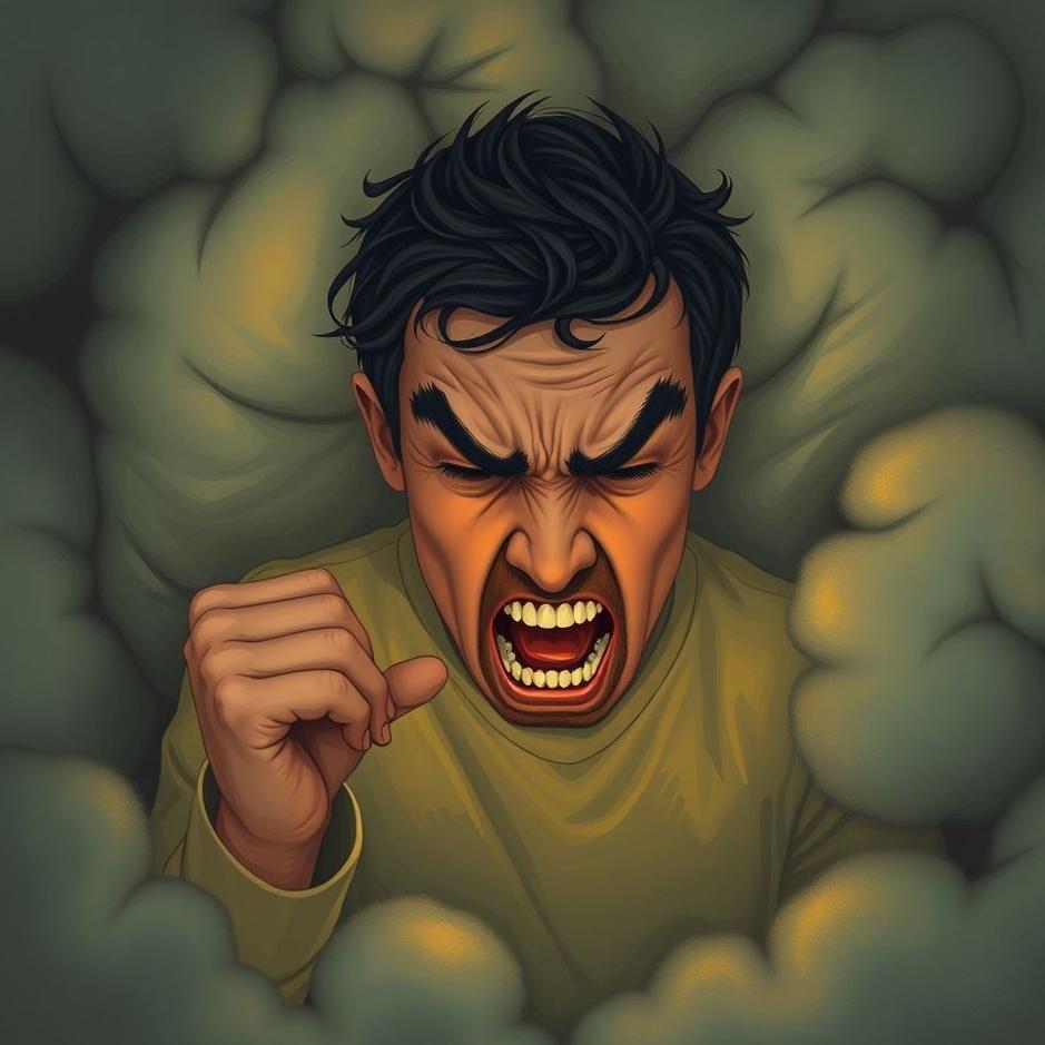 Dream : Swearing out of anger in a dream