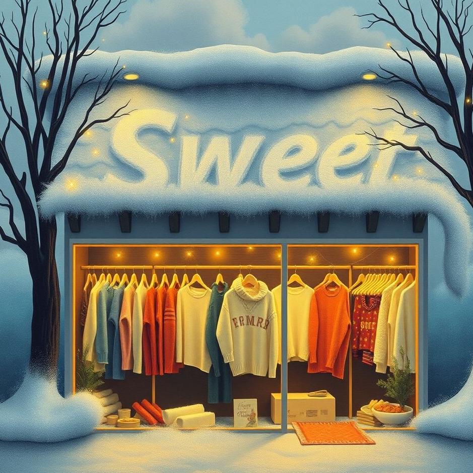 Dream : Sweater shop in a dream