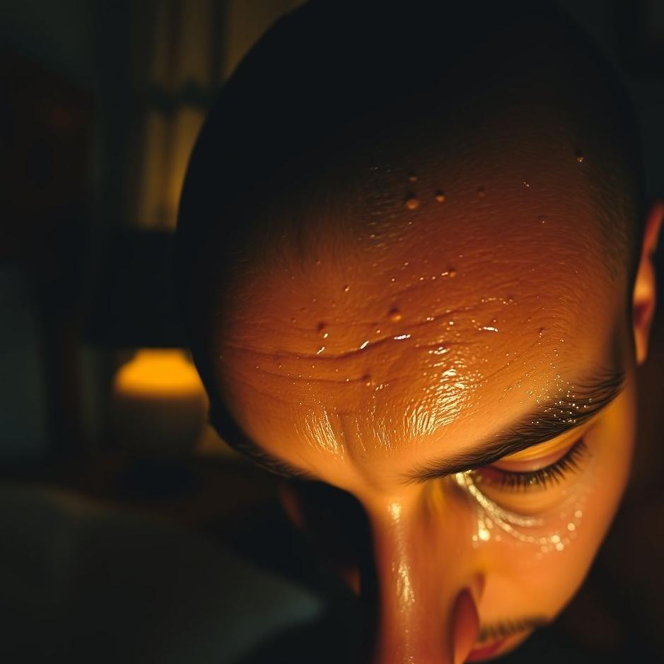 Dream Dictionary : Sweating the forehead in the dream