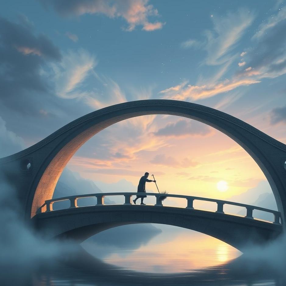 Dream : Sweeping a bridge in a dream