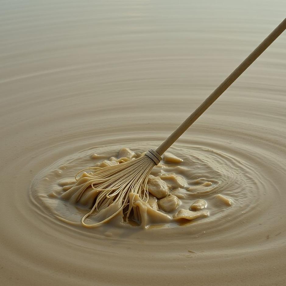 Dream : Sweeping dirty water in a dream