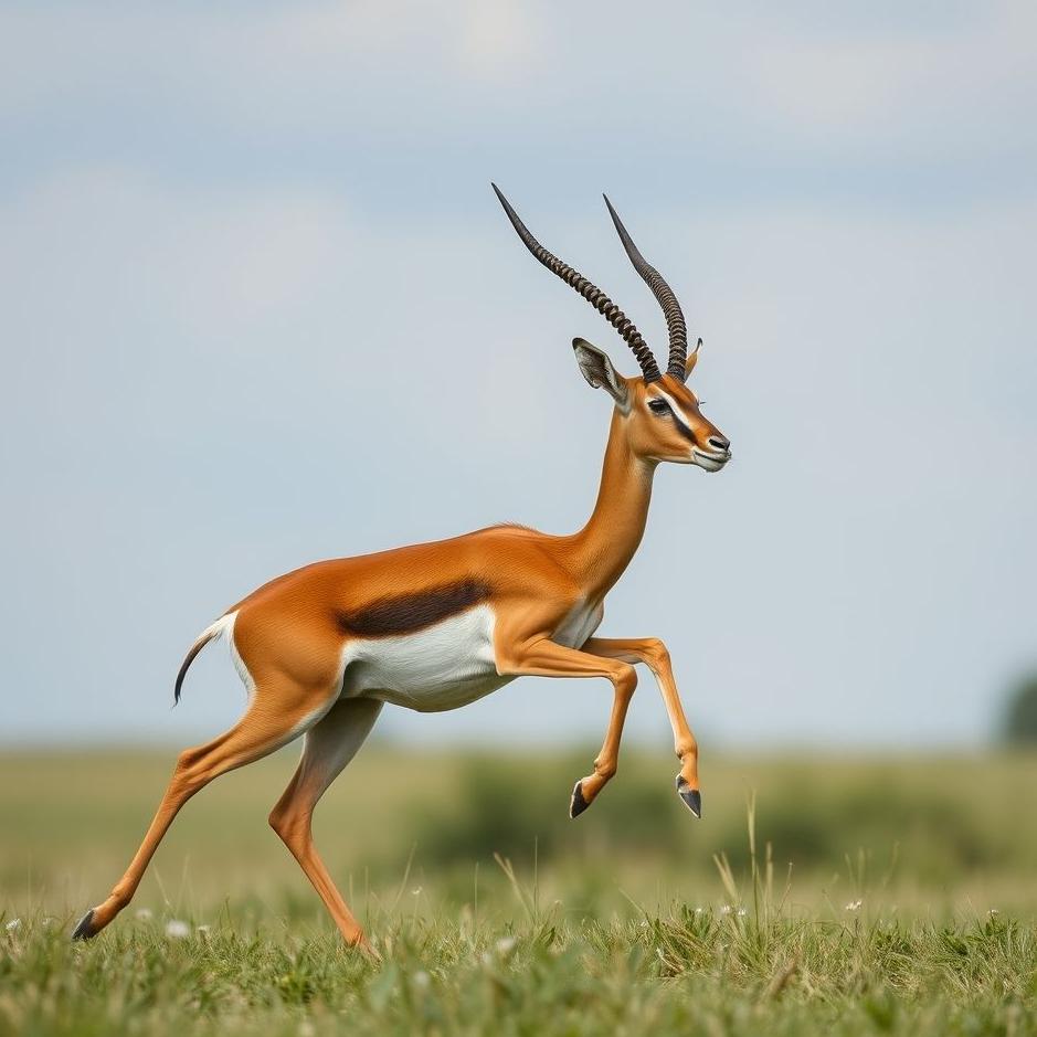 Dream : Sweeping gazelle in a dream