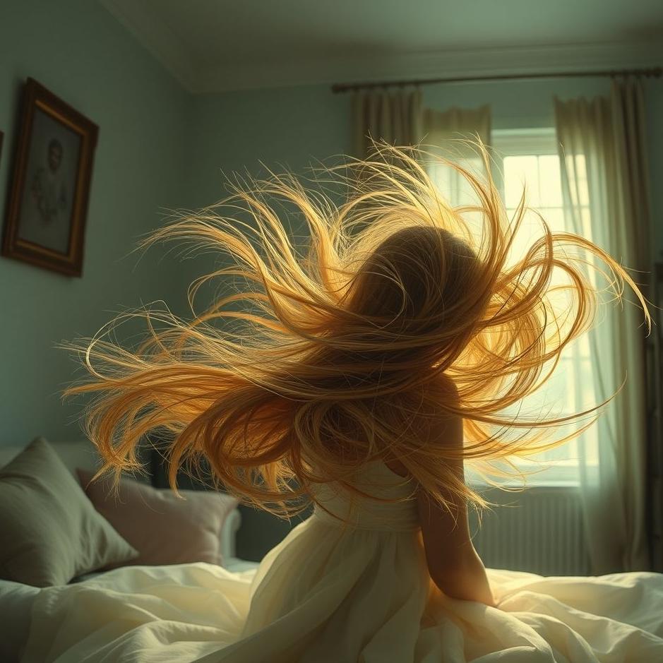 Dream : Sweeping hairs at home in a dream