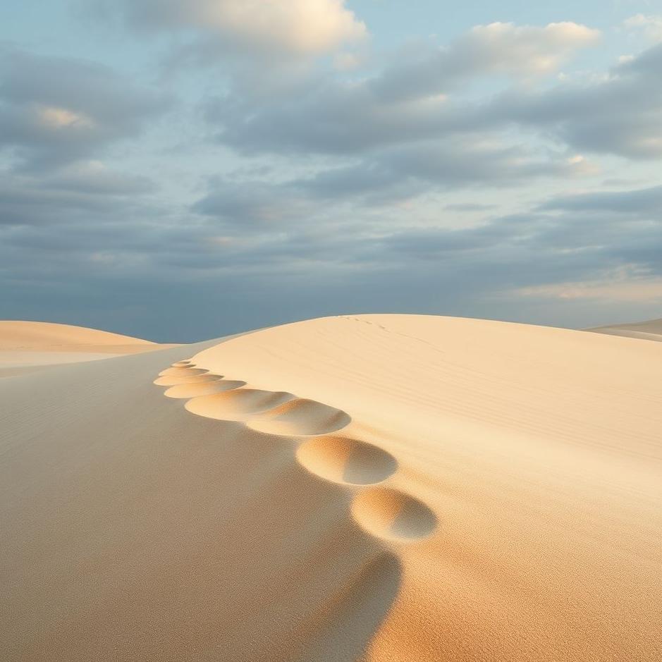 Dream : Sweeping sand in a dream