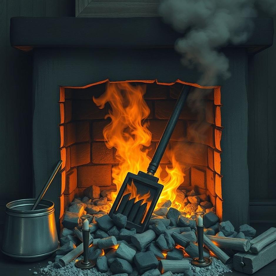 Dream : Sweeping stove ashes in a dream