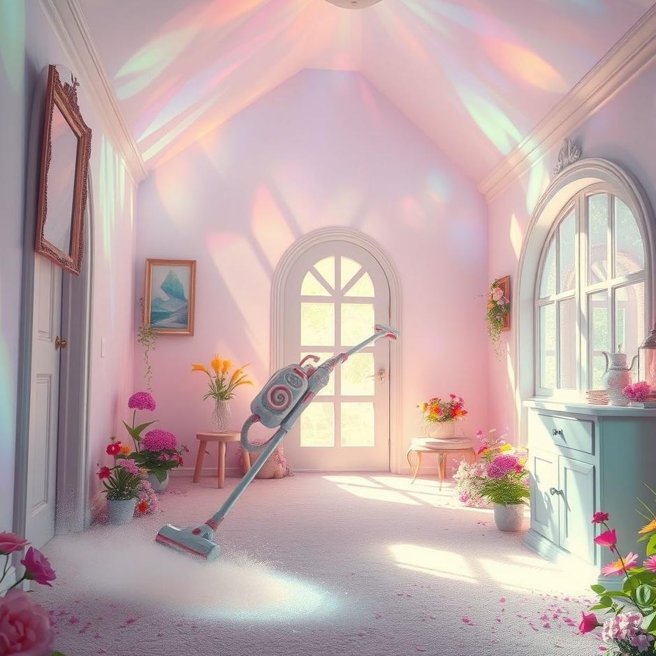 Dream : Sweeping the house with a vacuum cleaner in your dream
