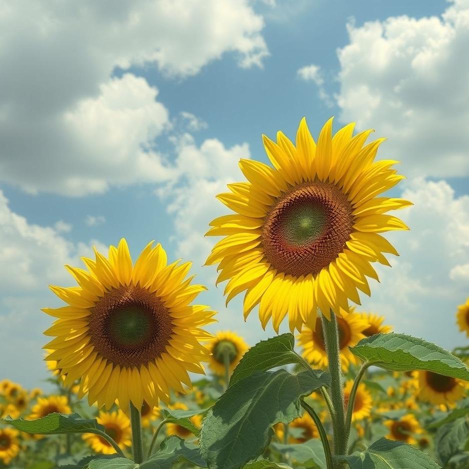 Dream : Sweeping the sunflower in the dream