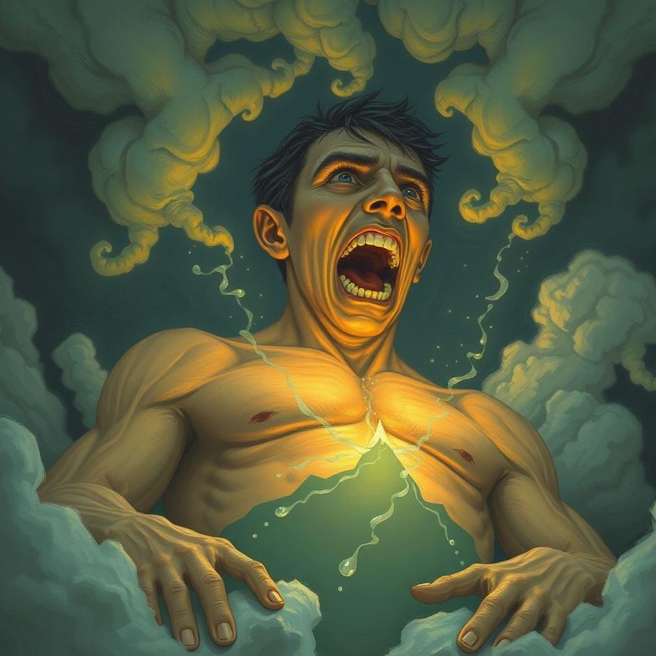 Dream : Swelling man in the dream