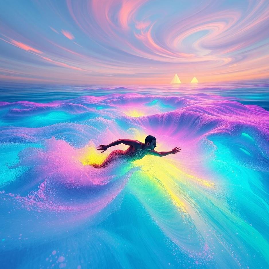 Dream : Swim against discharge in the dream