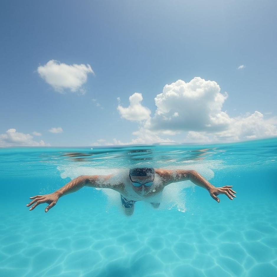 Dream : Swimming a goal in a dream