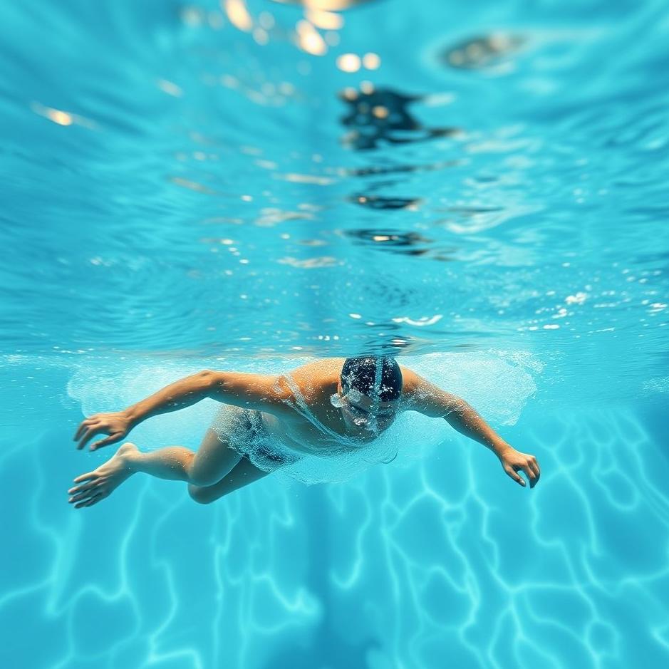 Dream : Swimming fast in a pool in a dream