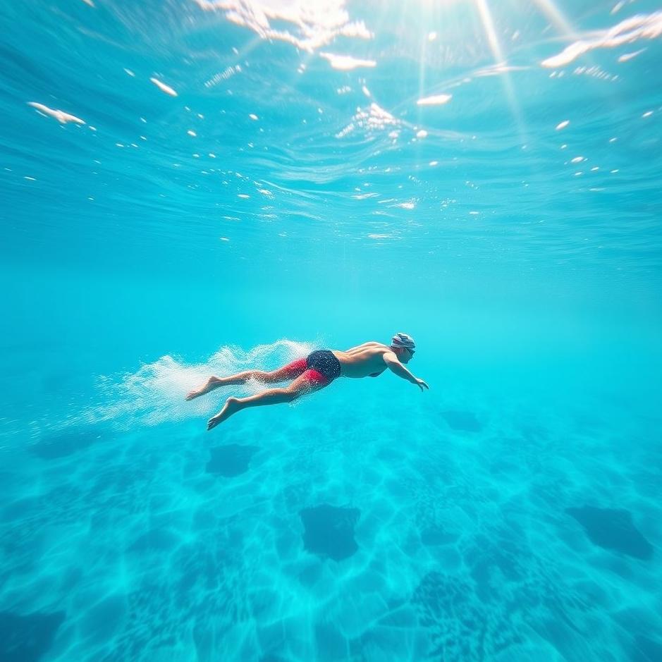 Dream : Swimming fast in the ocean in a dream