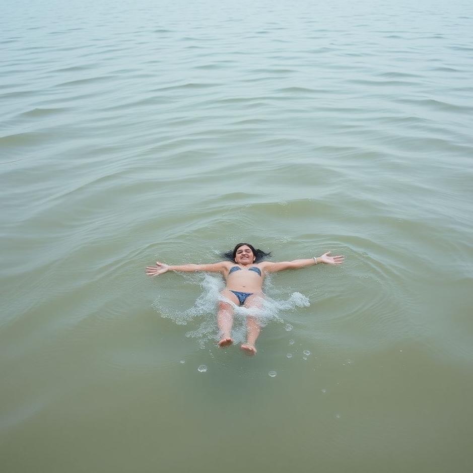 Dream : Swimming in a dirty sea in a dream