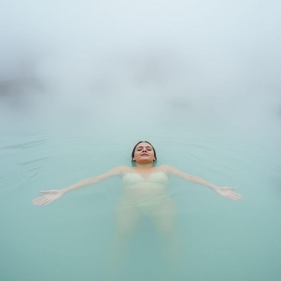 Dream : Swimming in a hot spring in a dream