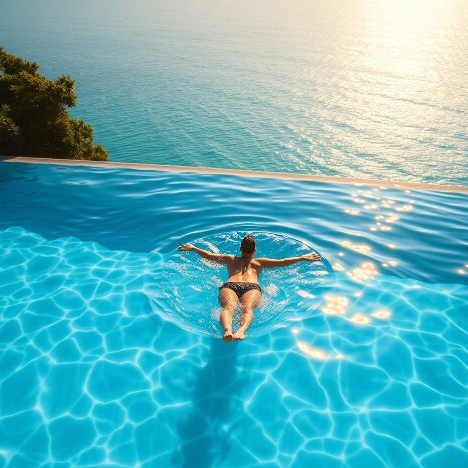 Dream : Swimming in a pool and in the sea in a dream