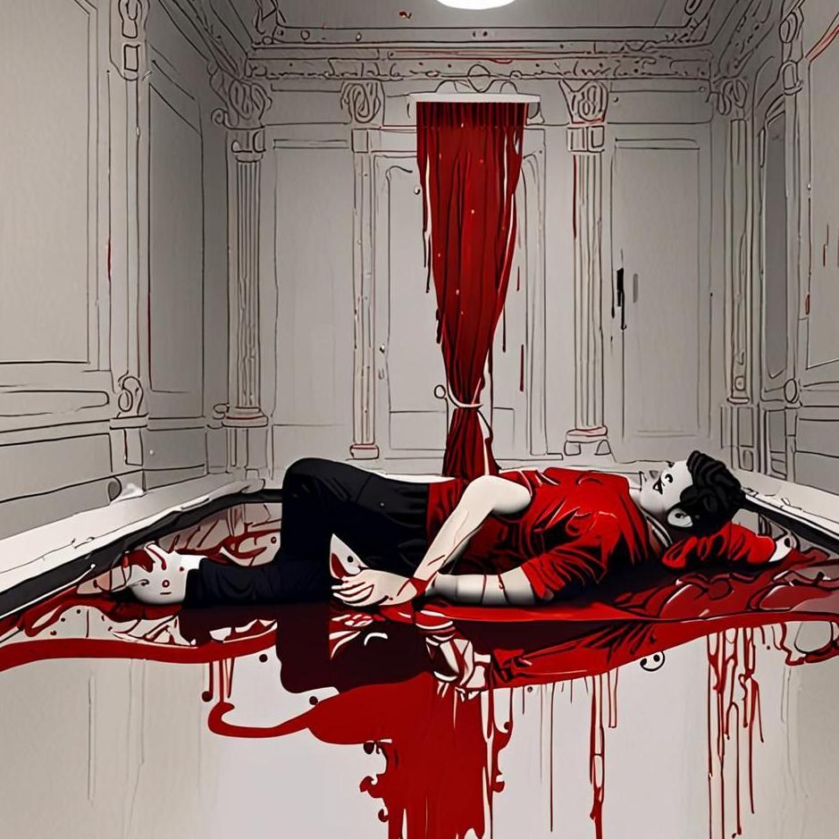 Dream : Swimming in a pool of blood in a dream