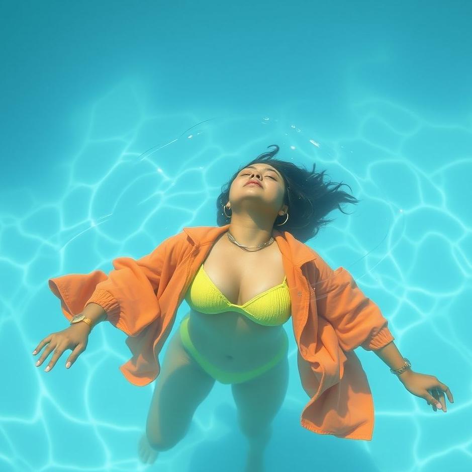 Dream : Swimming in a pool with clothes on in a dream
