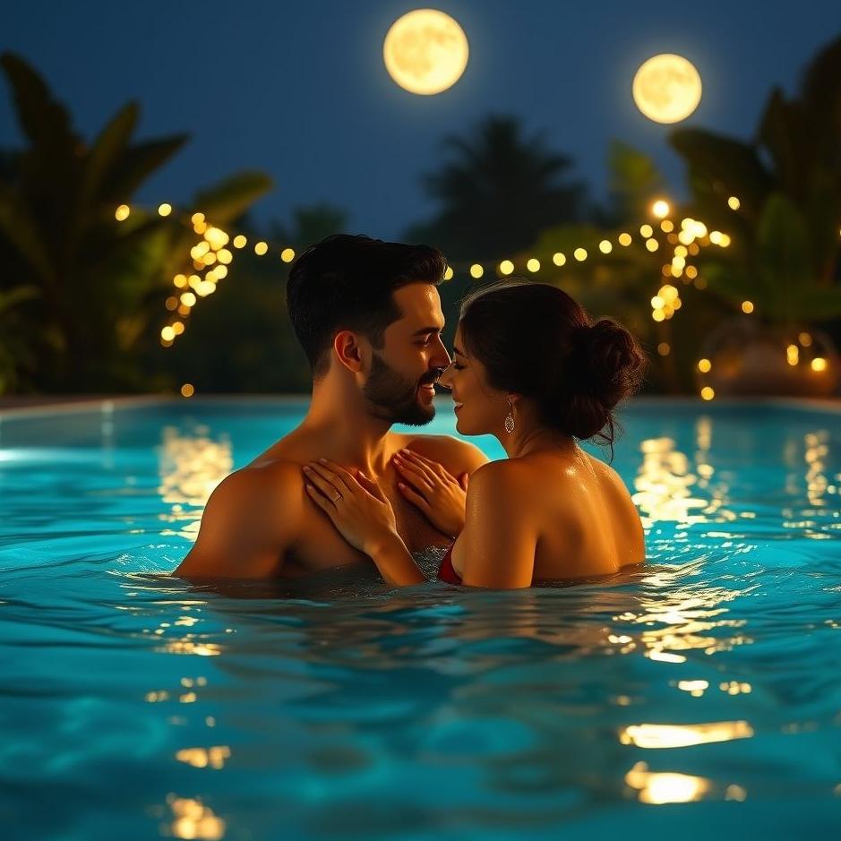 Dream : Swimming in a pool with your lover in a dream