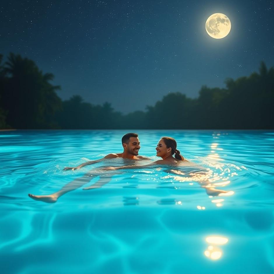 Dream : Swimming in a pool with your spouse in a dream