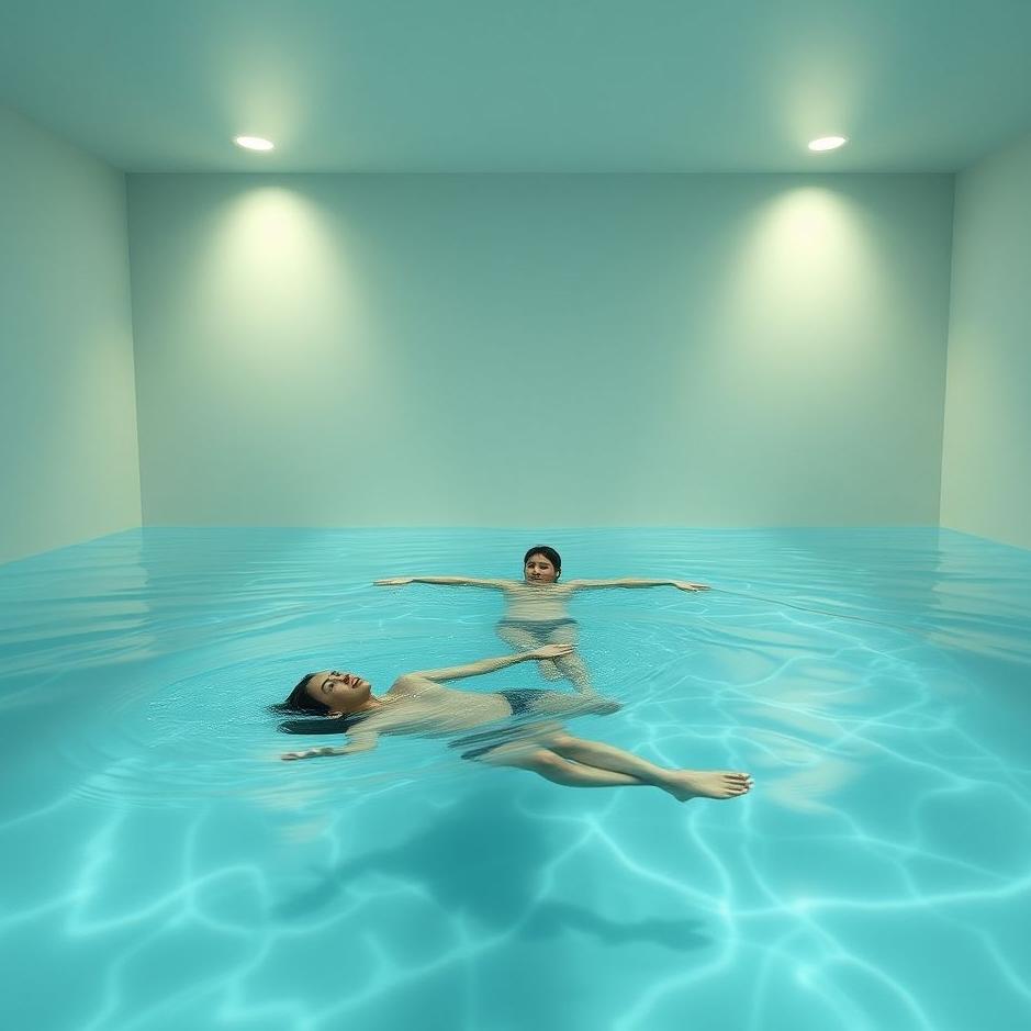 Dream : Swimming in a room in a dream