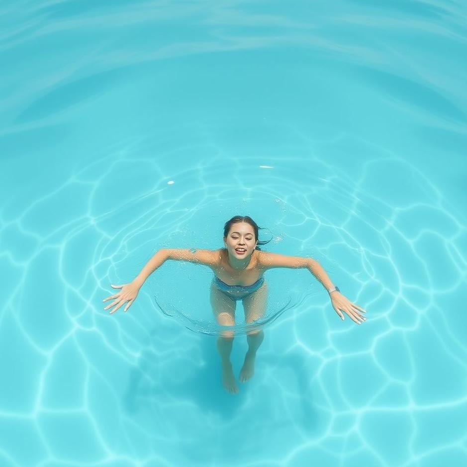 Dream : Swimming in a small pool in a dream