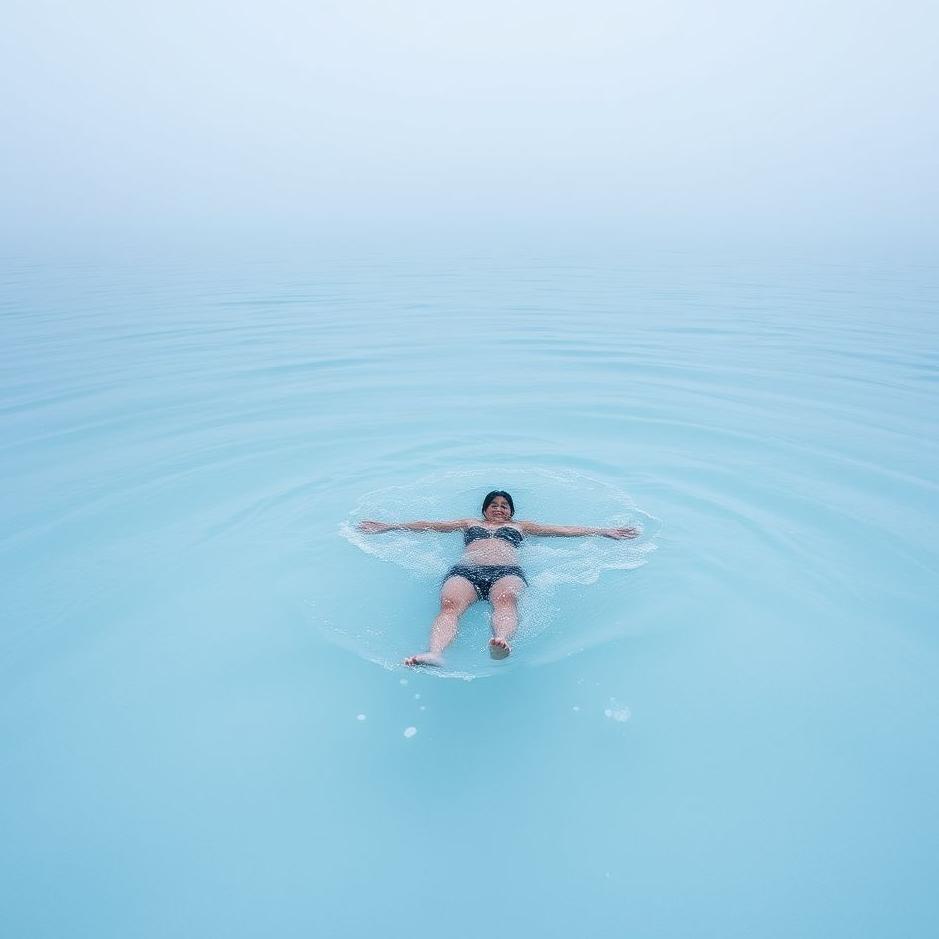 Dream : Swimming in a snowy sea in a dream