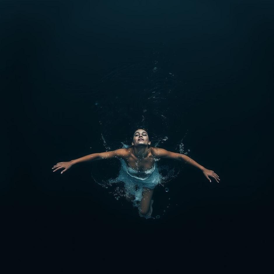 Dream : Swimming in dark water in a dream