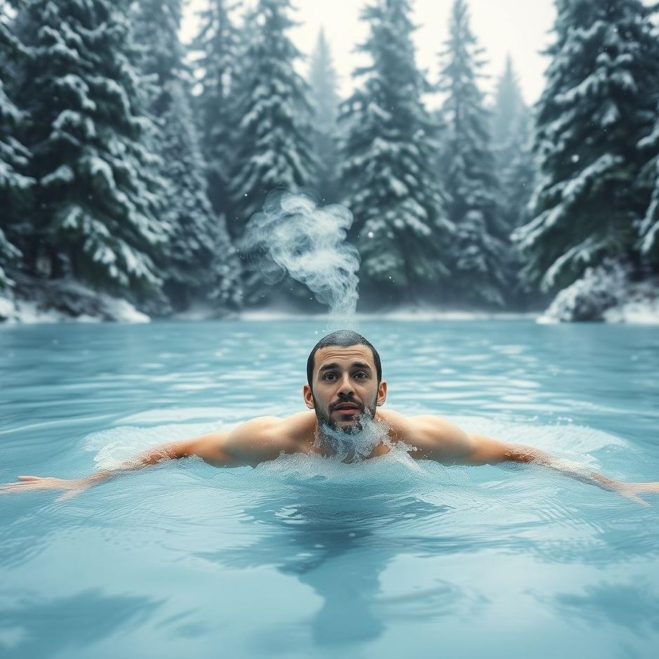 Dream : Swimming in ice 