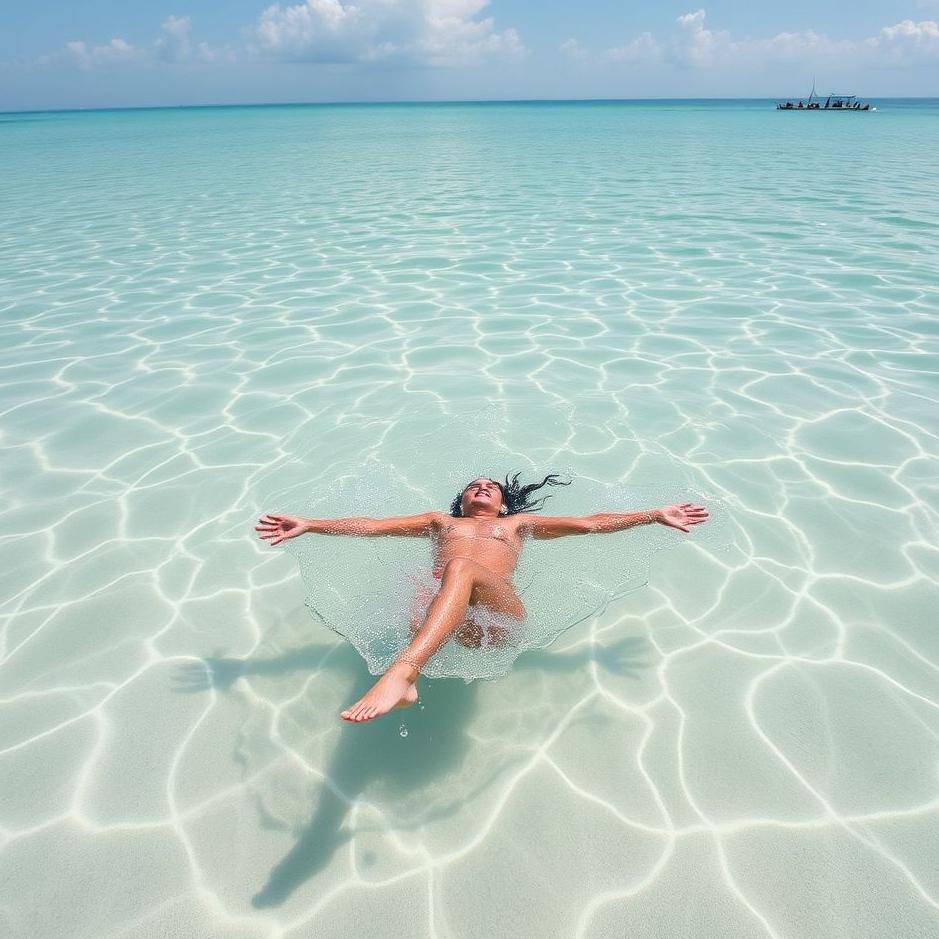 Dream : Swimming in sandy water in a dream