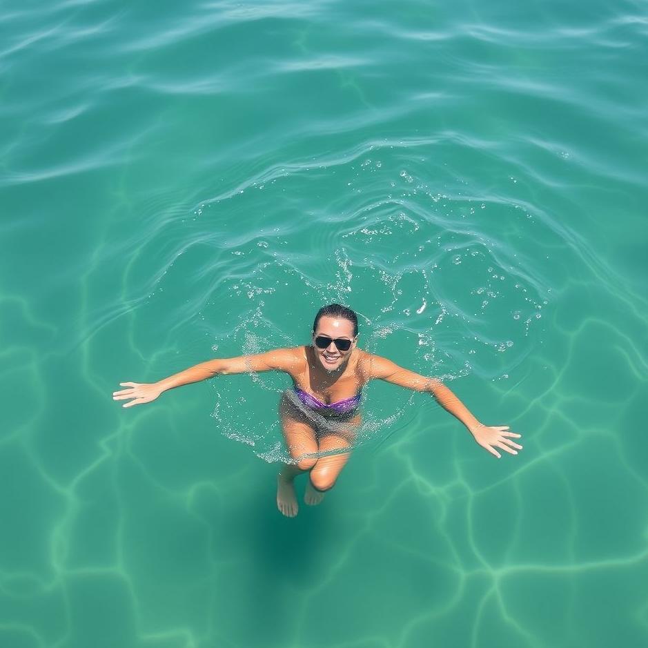 Dream : Swimming in small water in a dream